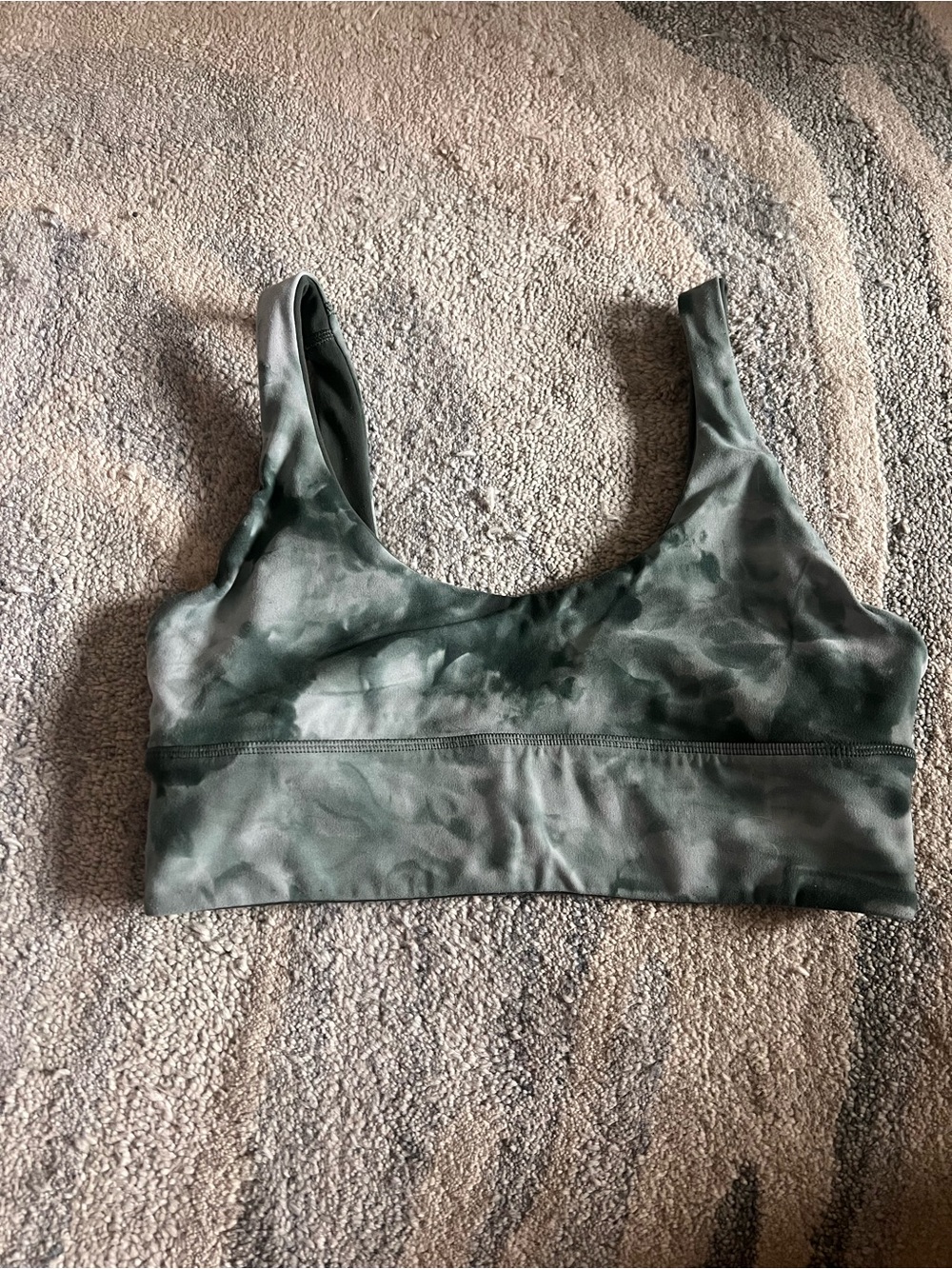 lululemon athletica Green Tie-Dye Sports Bra size 6